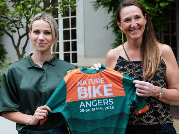 Annonce du retour de Nature Is Bike en présence de Marion Rousse et Mathilde Favre d'Anne
